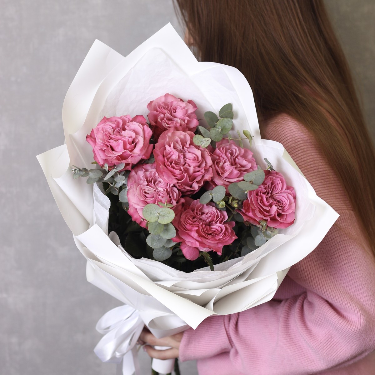 Букет из пионовидных роз